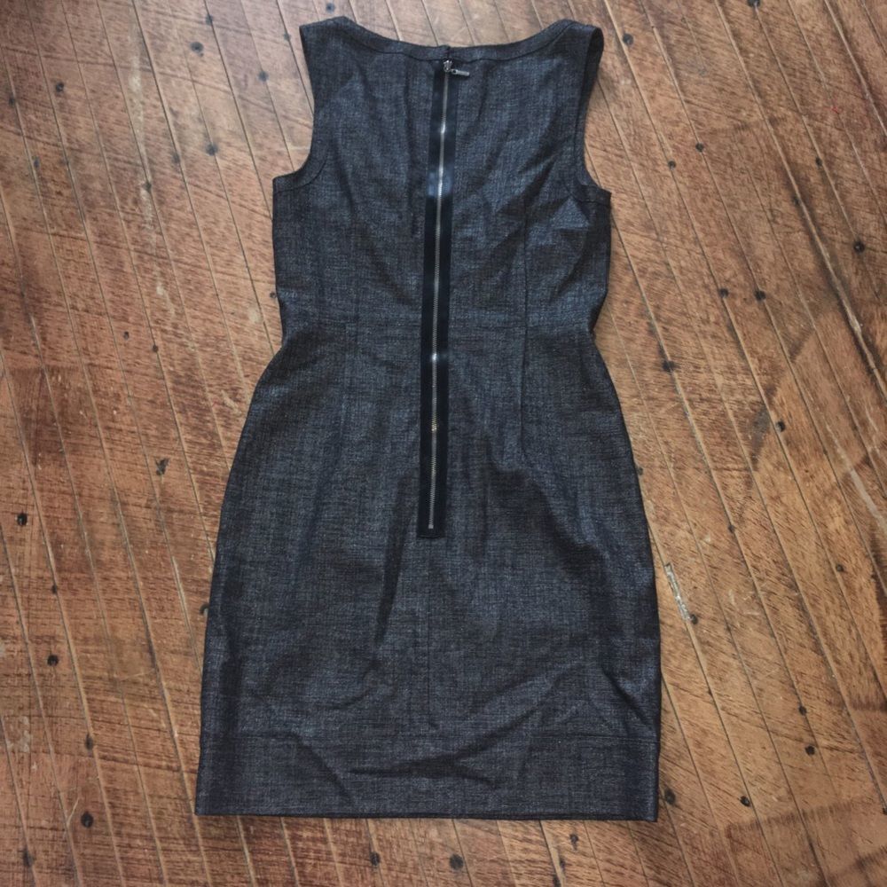 Theory luxe elevated basic Parisian charcoal slee… - image 3